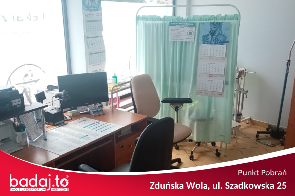 badaj.to punkt pobrań krwi Zduńska Wola, ul. Szadkowska 25
