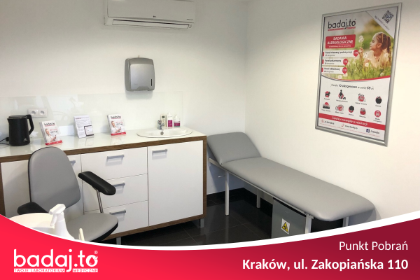 badaj.to Punkt Pobrań krwi Kraków Zakopiańska 110