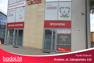 badaj.to Punkt Pobrań krwi Kraków Zakopiańska 110