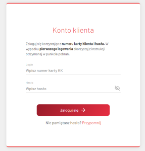 Pierwsze logowanie do wyników badań