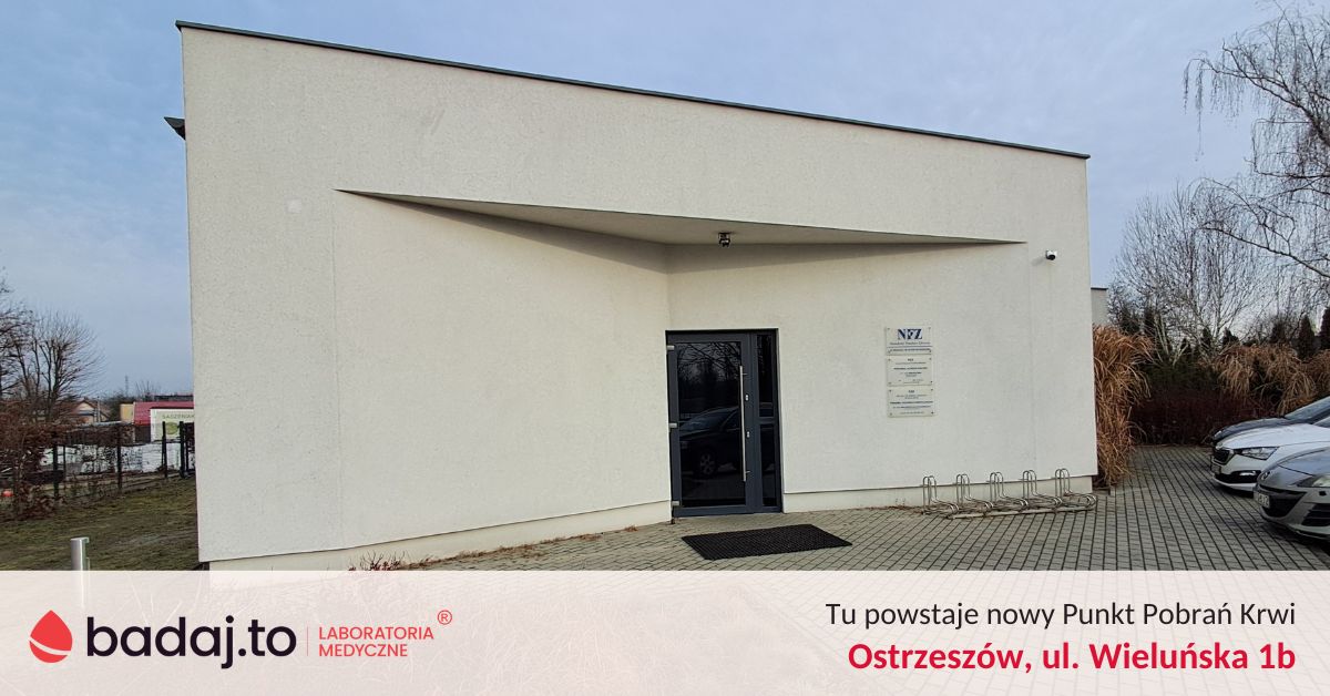 Badania krwi Ostrzeszów - wkrótce otwarcie nowego gabinetu