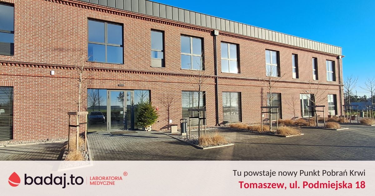 Badania krwi Tomaszew - wkrótce otwarcie nowego punktu pobrań