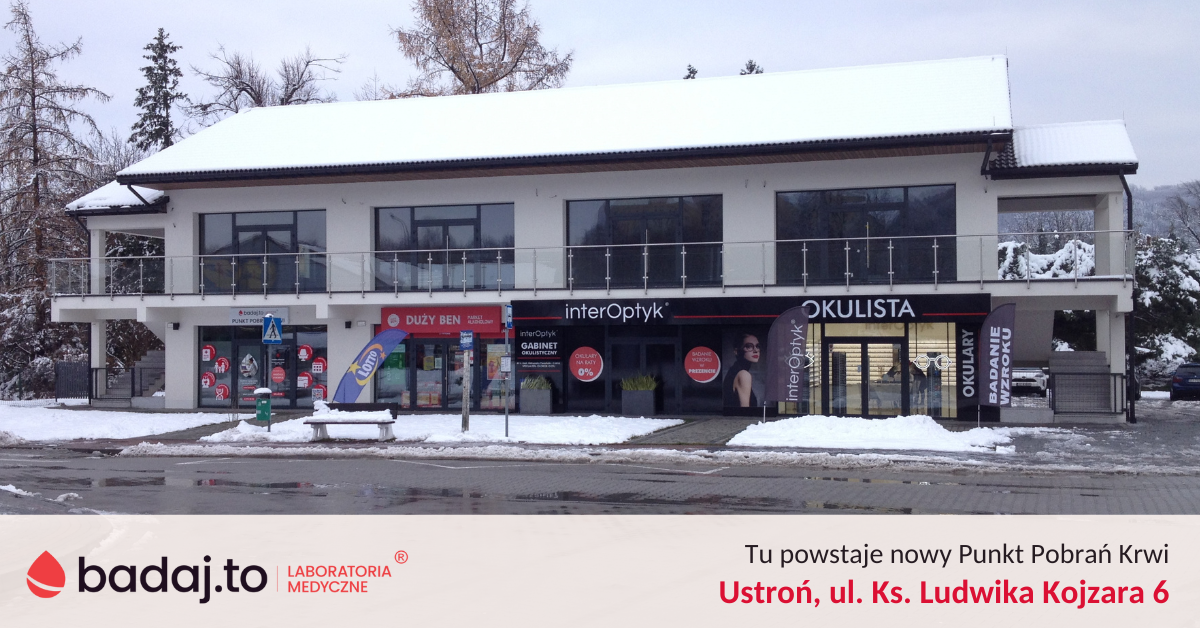 Badania krwi Ustroń - wkrótce otwarcie nowego punktu pobrań
