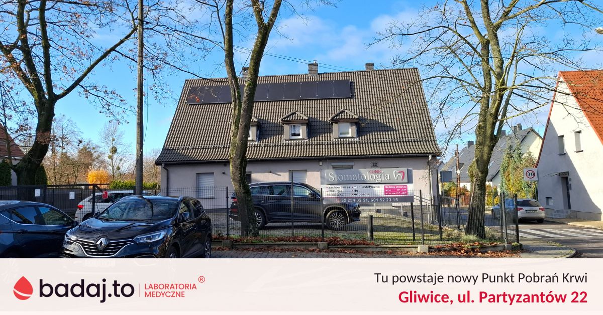 Badania laboratoryjne Gliwice - wkrótce otwarcie kolejnego gabinetu