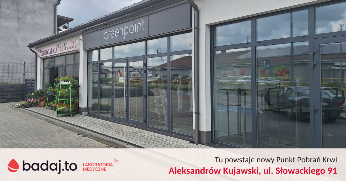 Aleksandrów Kujawski - wkrótce otwarcie nowego punktu pobrań