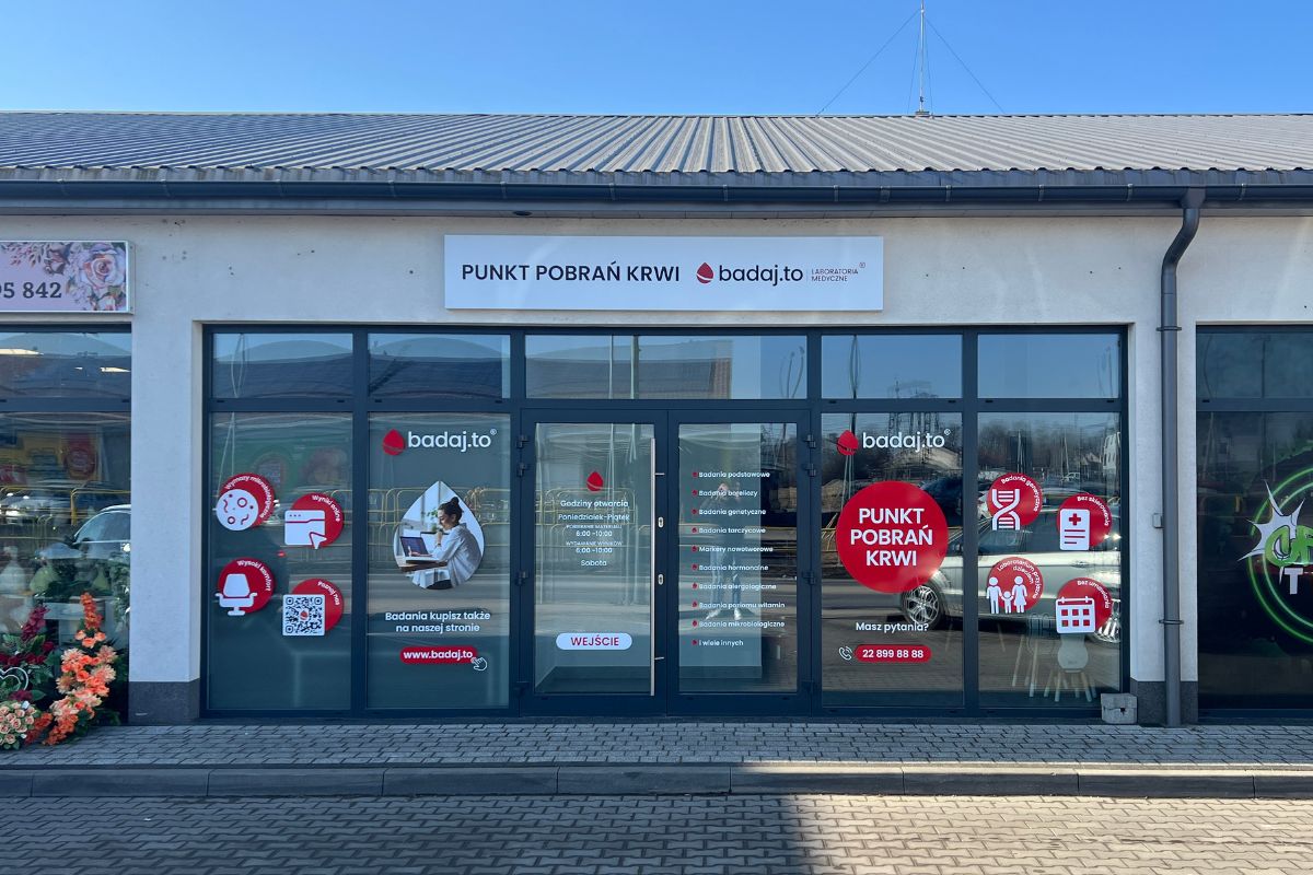 Punkt Pobrań Krwi badaj.to Aleksandrów Kujawski