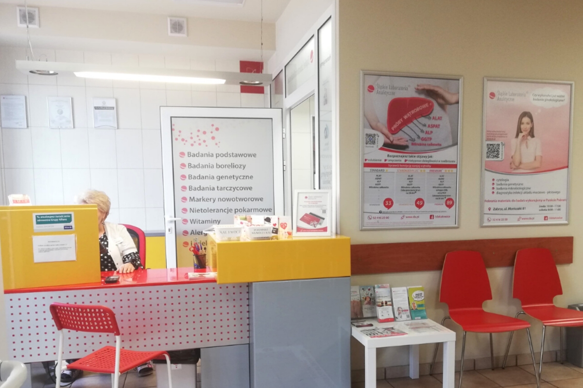 Punkt Pobrań Bytom ul. Stolarzowicka badaj.to Laboratoria Medyczne